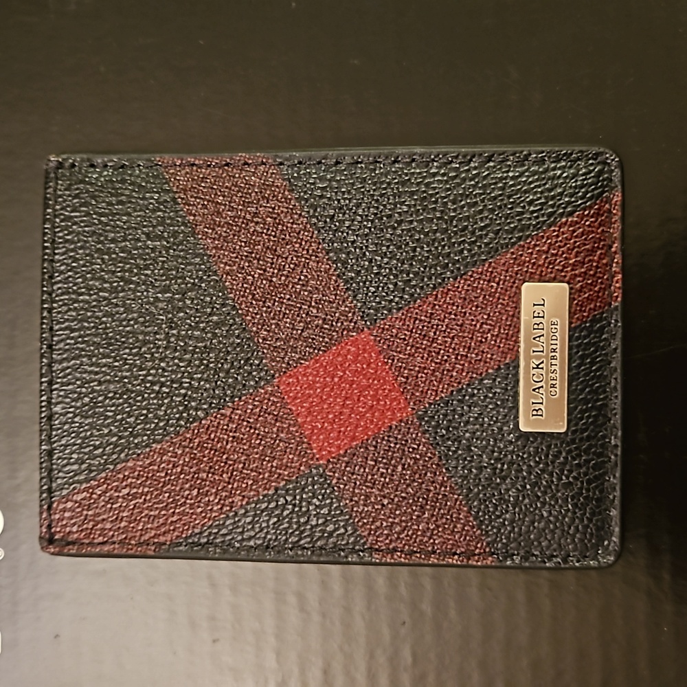 Black Label Crest Bridge Burberry Cardholder